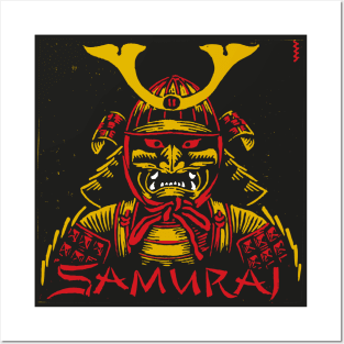 Samurai Warrior Posters and Art